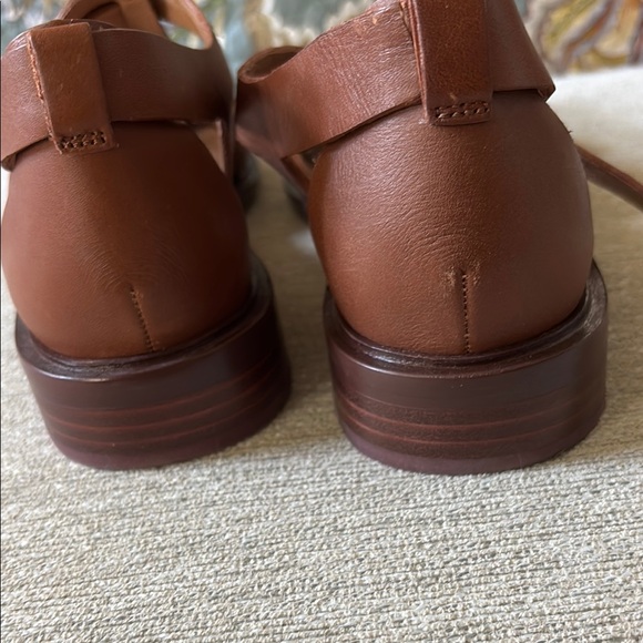 Madewell Brown Leather Fisherman’s Sandals - Picture 5 of 9